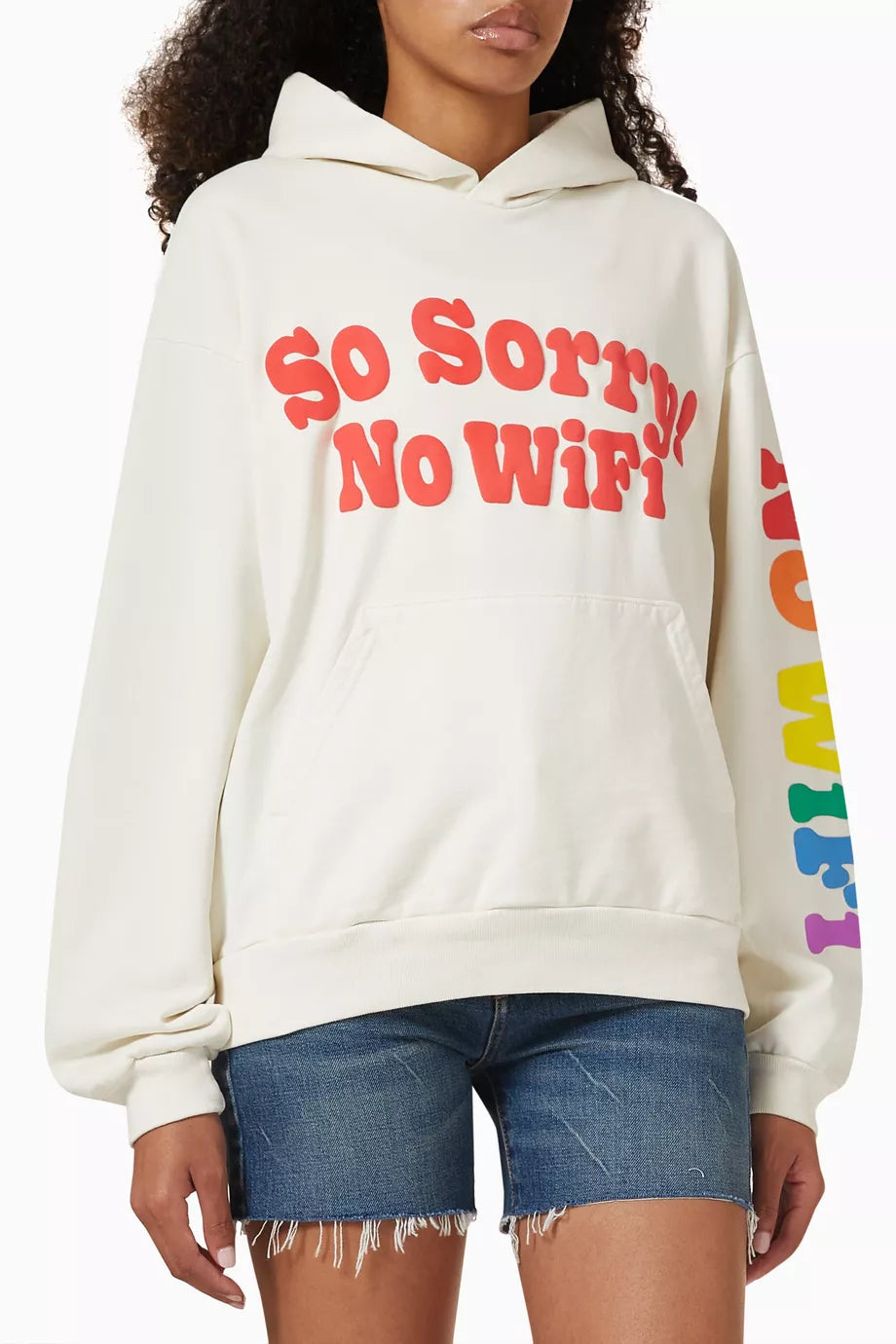 So Sorry No Wifi Universal Hoodie in Cotton-terry