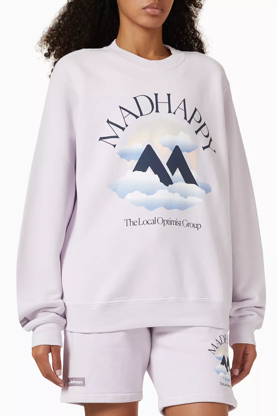 Outdoors Printed Sweatshirt in Cotton-fleece