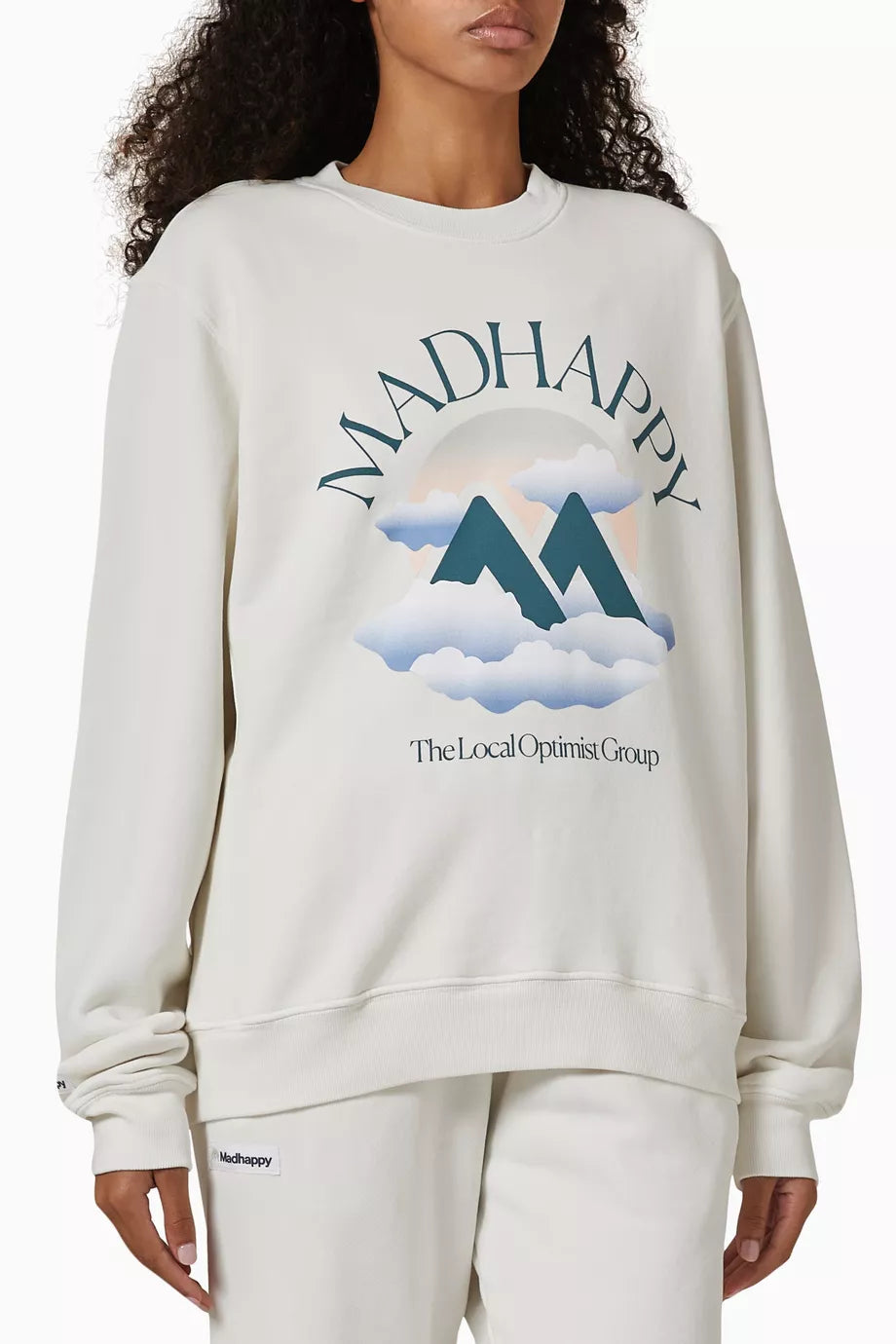Outdoors Printed Sweatshirt in Cotton-fleece