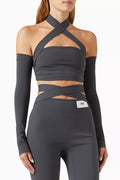 Kim Crop Top in Jersey