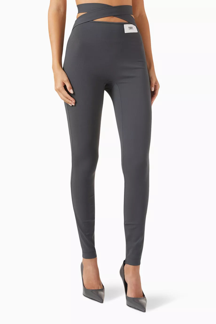 Re-edition Kim Cross-over Pants in Stretch-viscose