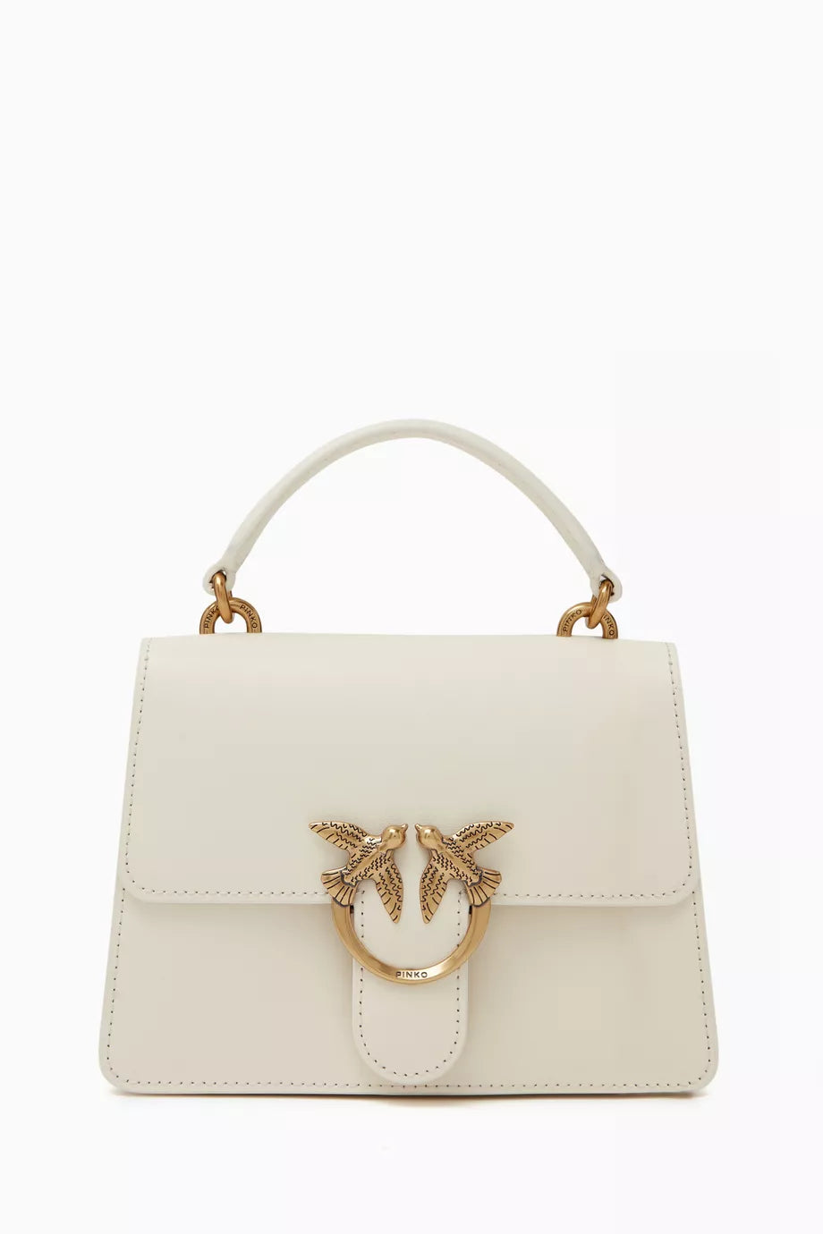 Mini Love Top Handle Bag in Leather