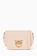 Love Click Hexagon Bag in Leather