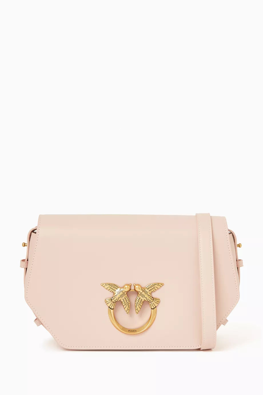 Love Click Hexagon Bag in Leather
