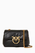 Mini Love Puff Bag in Maxi Quilted Nappa