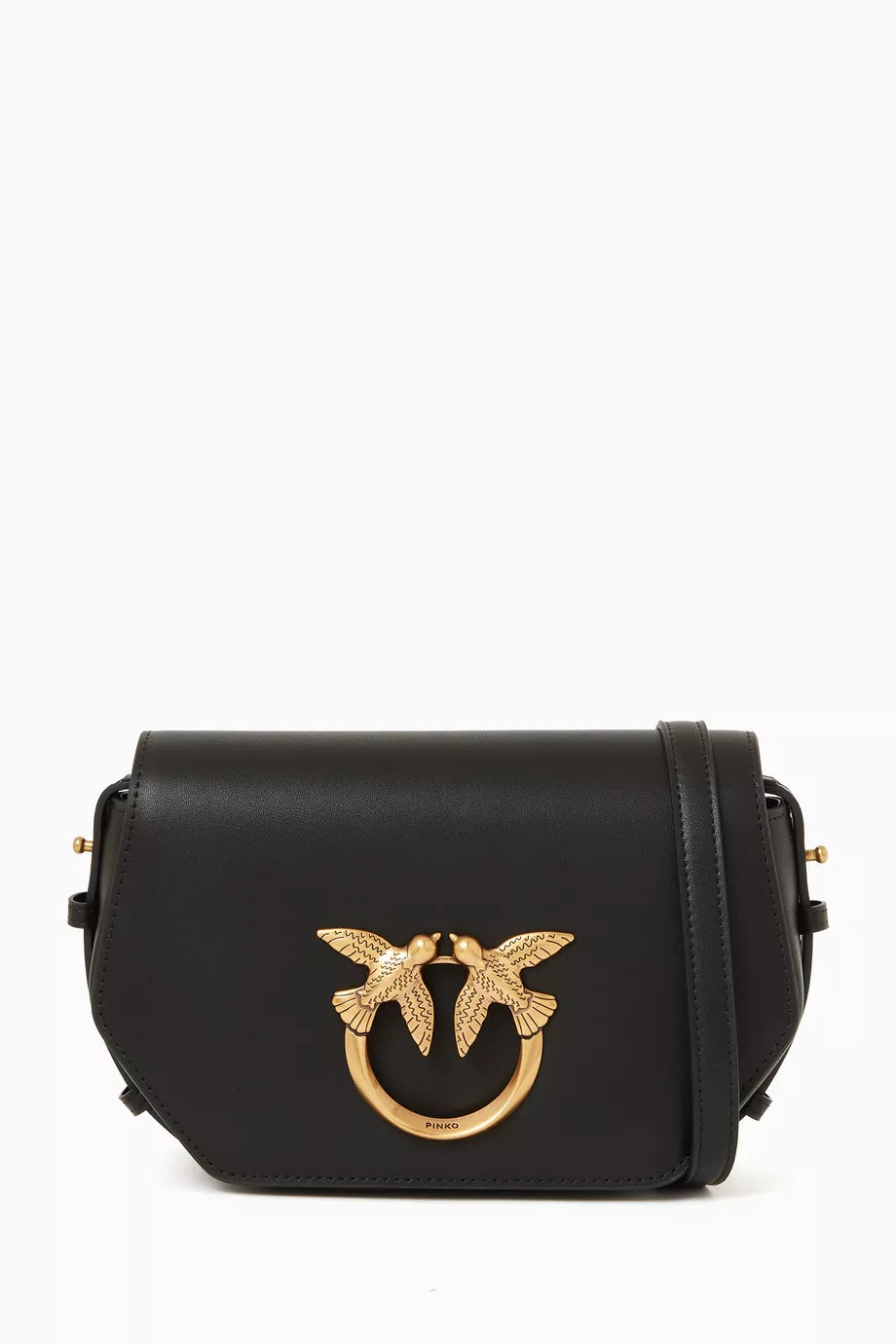 Love Click Hexagon Bag in Leather