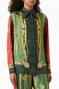 Harness & Double G Shirt in Silk
