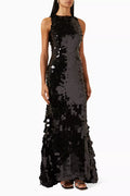 Disc Sequin Gown