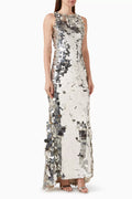 Disc Sequin Gown