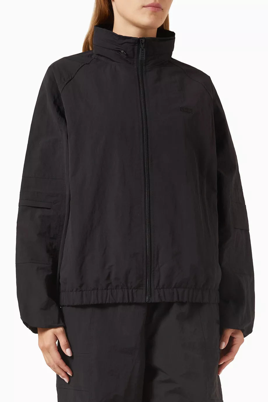 Adira Zip Jacket in Wrinkled-nylon