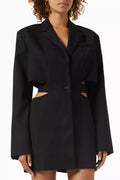 Bari Blazer Mini Dress in Wool