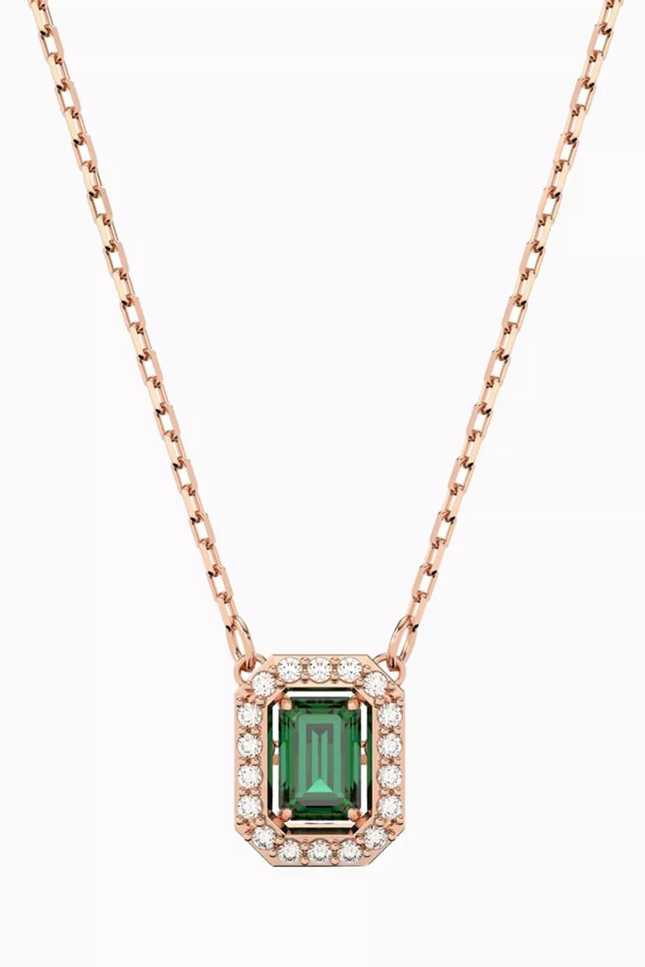 Millenia Crystal Necklace in Rose Gold-plated Metal