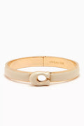 C Logo Push Bangle in Metal