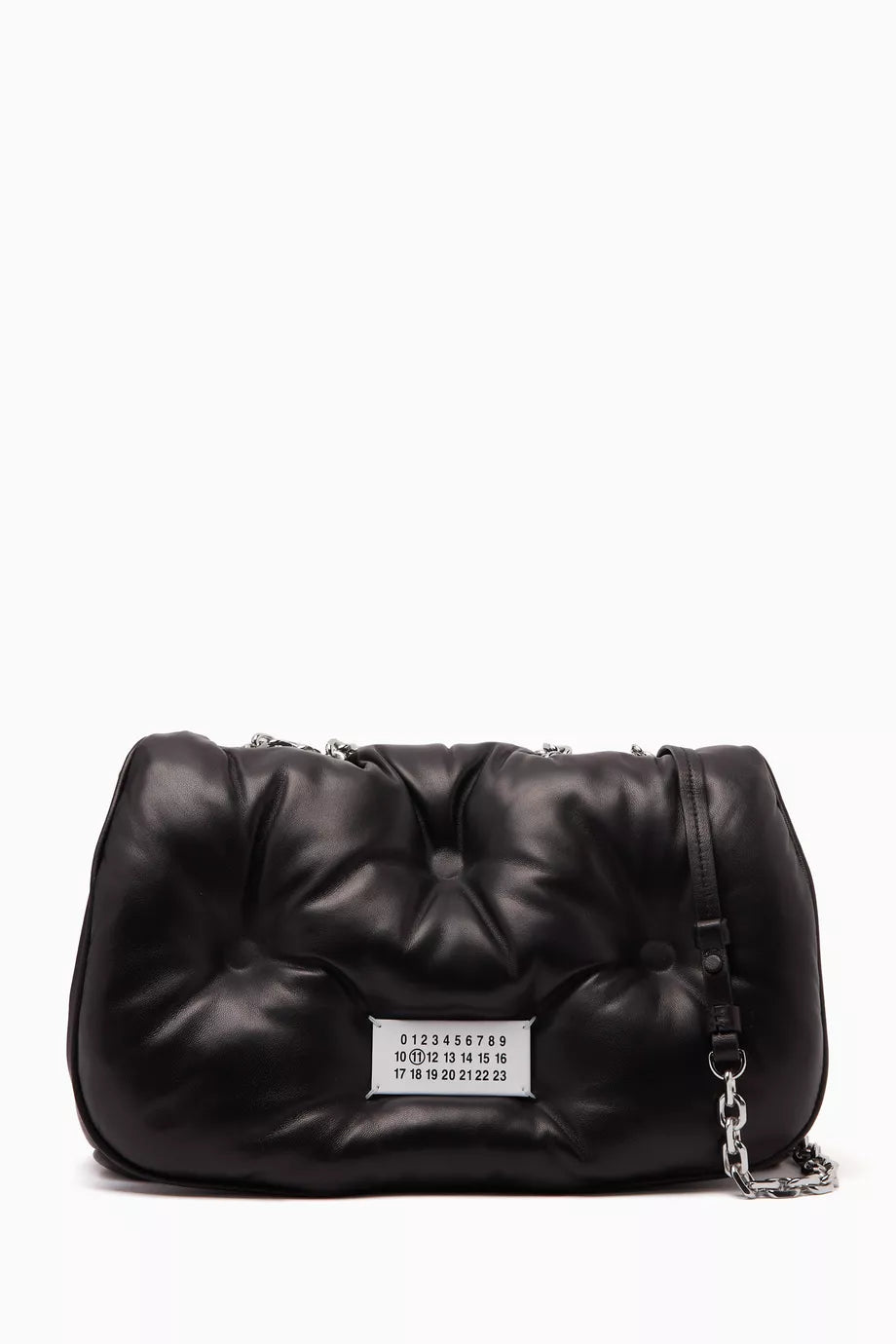 Glam Slam Flap Shoulder Bag in Quilted Nappa