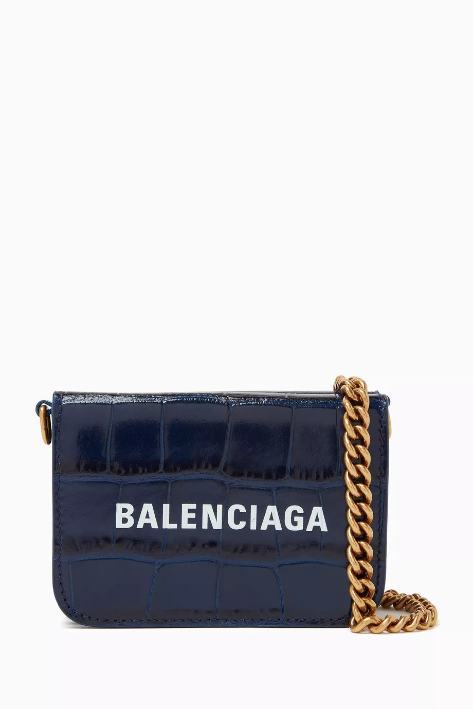 Cash Mini Wallet in Textured Calfskin