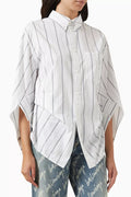 BB Corp Swing Twisted Shirt in Cotton Blend