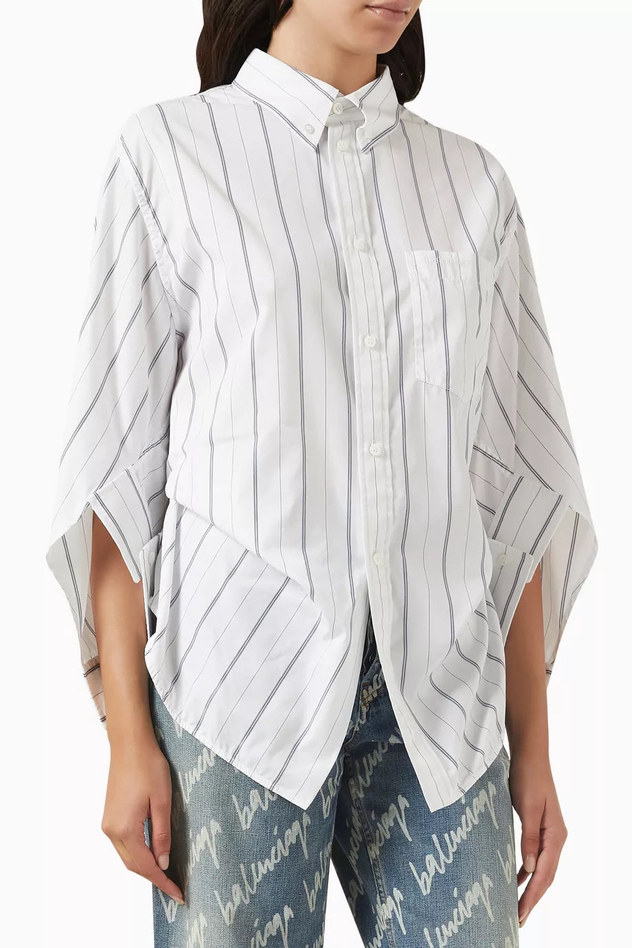 BB Corp Swing Twisted Shirt in Cotton Blend