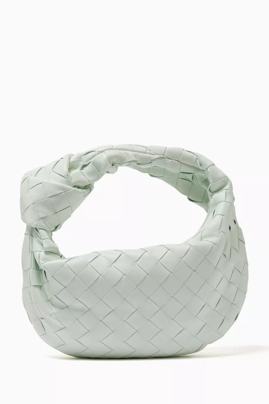 Mini Jodie Top Handle Bag in Intrecciato Leather