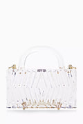 Lena Top Handle Bag in Acrylic