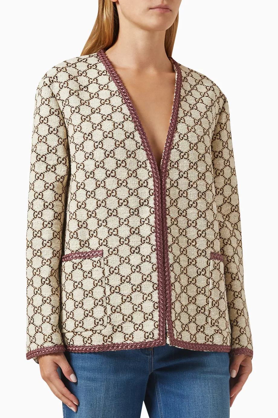 Jacket in GG Cotton Tweed