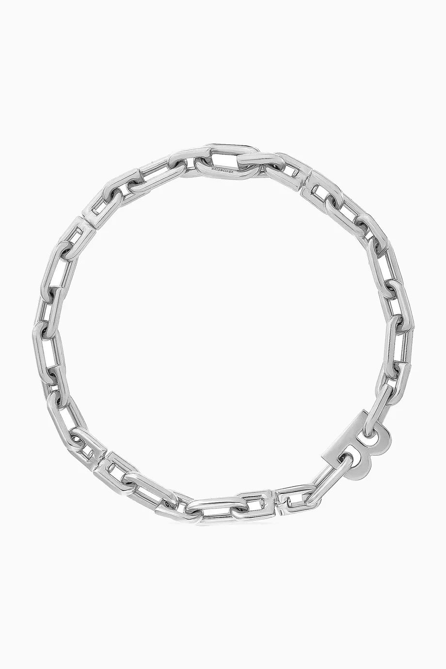 B-chain Thin Necklace in Brass