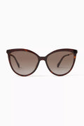 Belinda Cat-eye Frame Sunglasses in Acetate