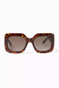 Gaya Oversized Sunglasses in Acetate & Metal