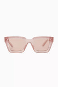 Megs Rectangular Frame Sunglasses in Acetate