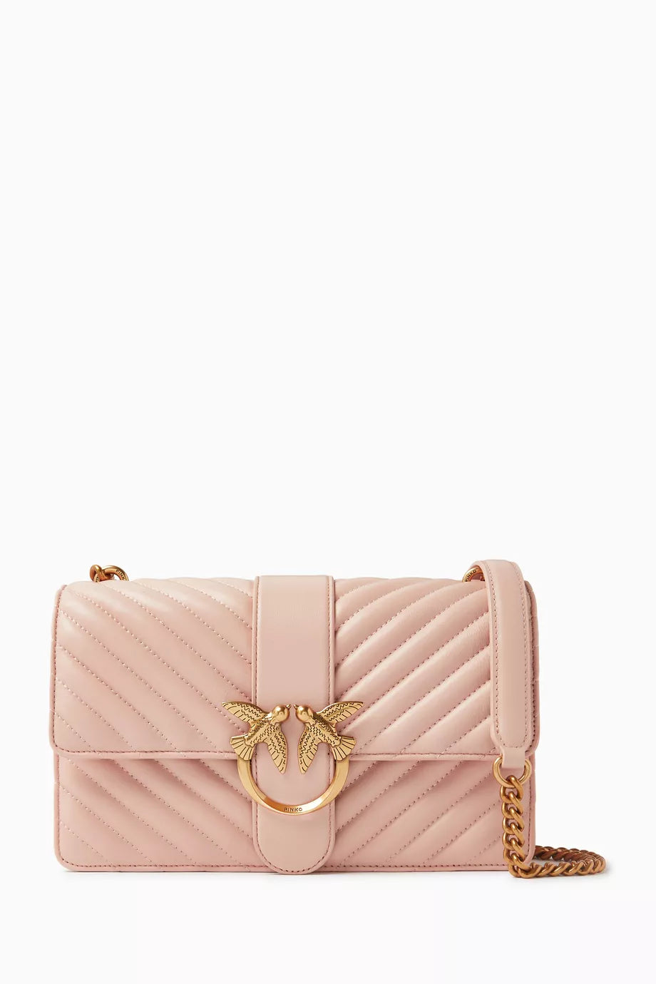 Love One Classic Crossbody Bag in Faux Quilted Leather