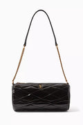 Mini Sade Tube Bag in Quilted Patent Leather