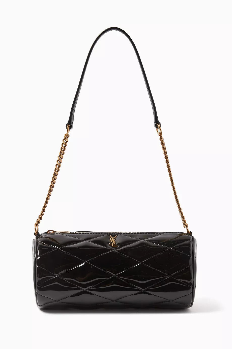 Mini Sade Tube Bag in Quilted Patent Leather