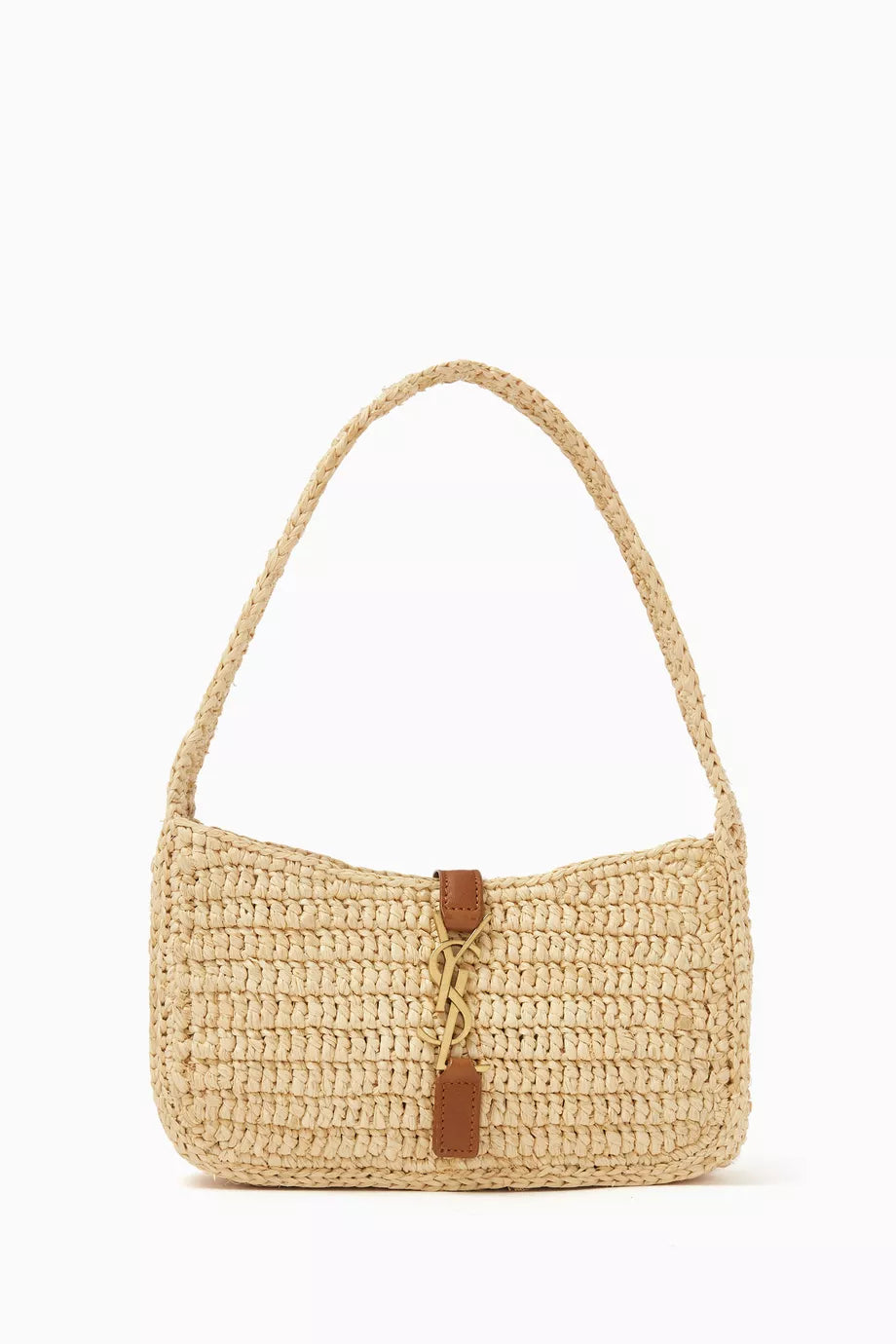 Mini Le 5 à 7 Hobo Shoulder Bag in Woven Raffia