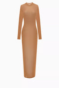 Maxi Dress in Ribbed Knit