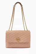 Kira Convertible Quilted Shoulder Bag in Leather