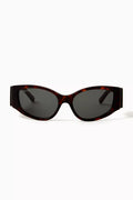 Biker Cat-Eye Sunglasses in Acetate