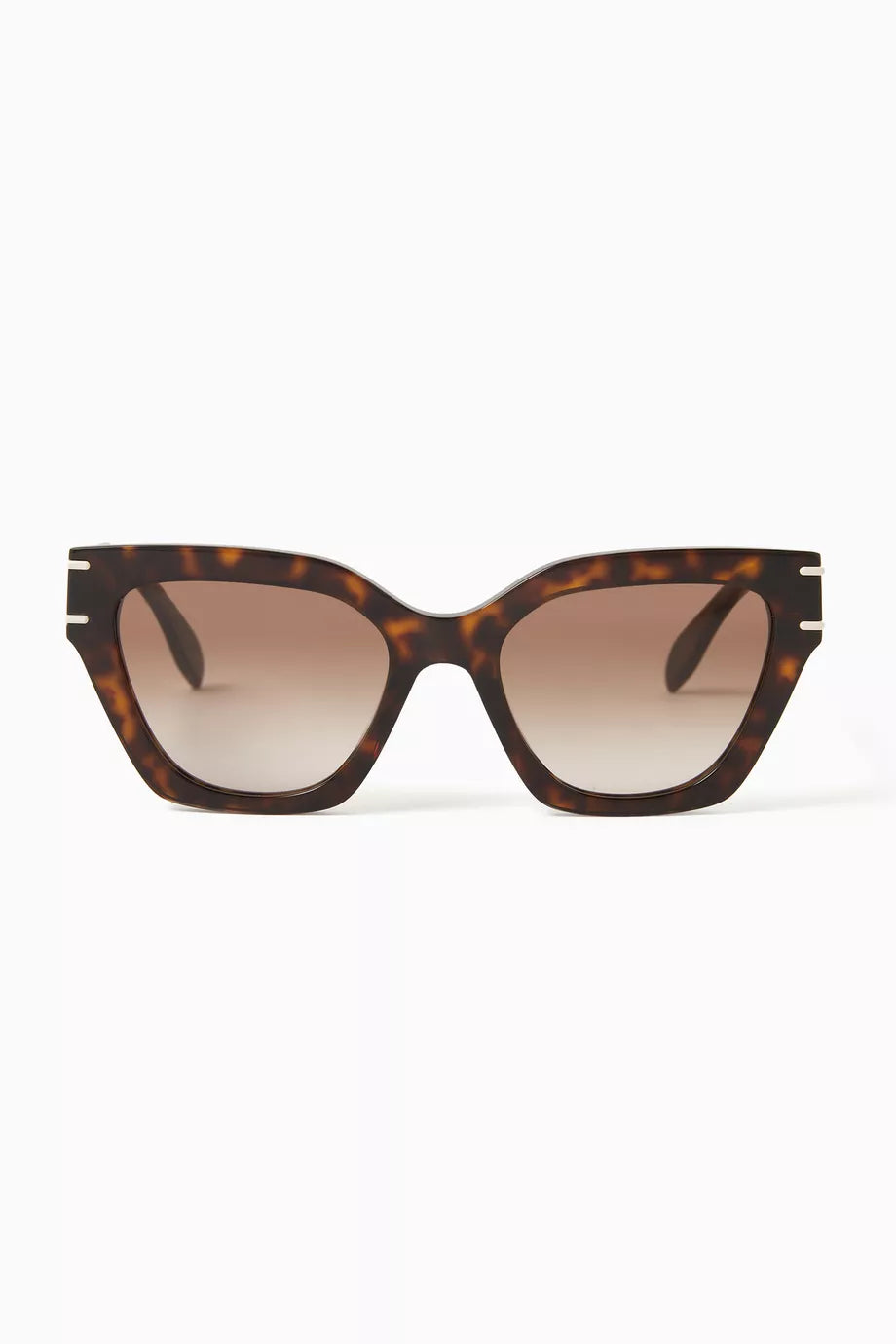 Engraved Logo Acetate Square Sunglasses