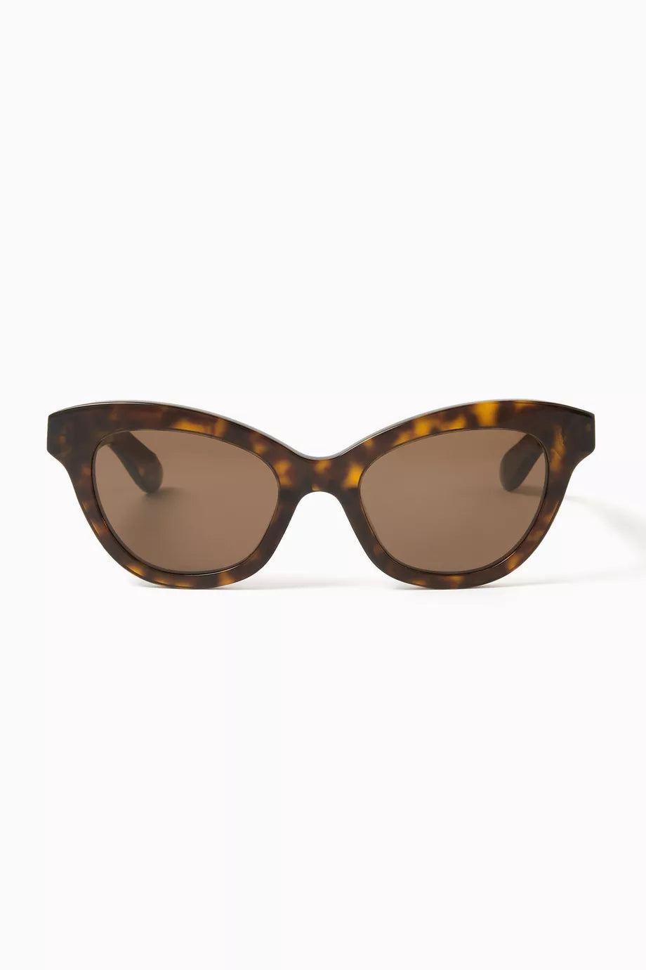 Havana Cat-eye Sunglasses in Recycled Acetate
