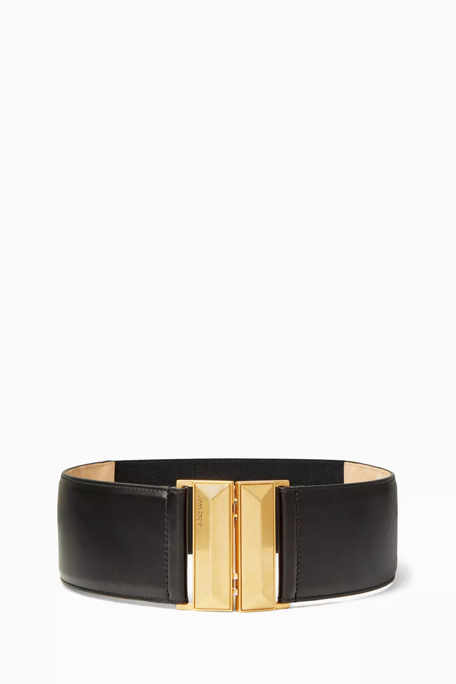 Diamond Lock Belt in Polished Leather