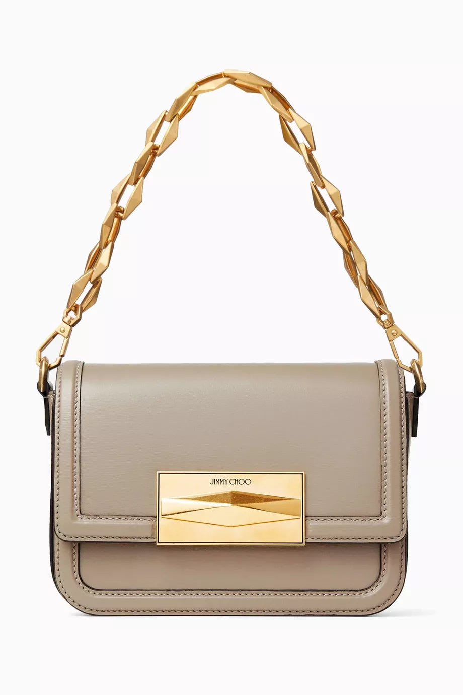 Diamond Crossbody Bag in Leather