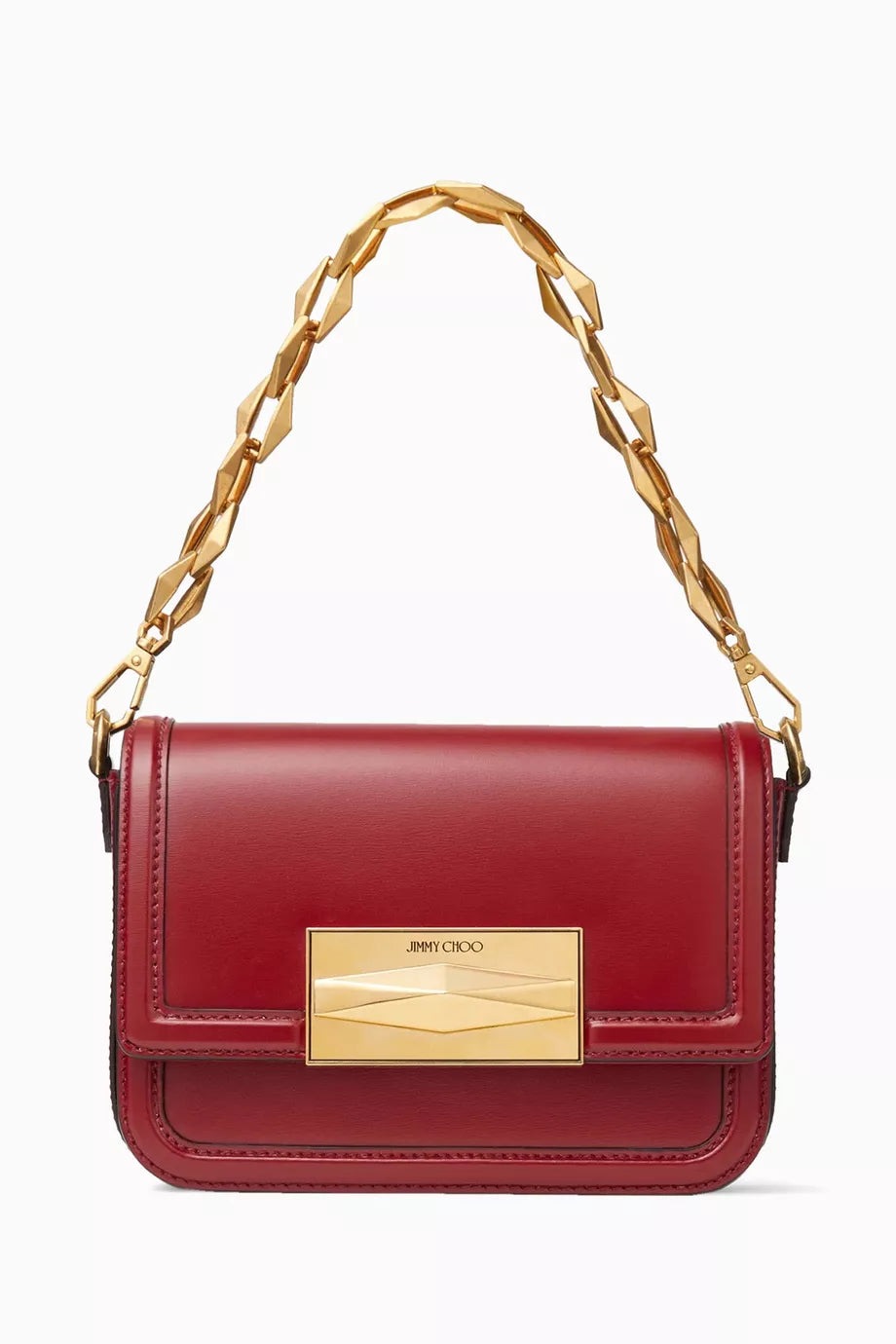 Diamond Crossbody Bag in Leather