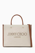 Medium Avenue Tote Bag in Recycled Cotton-canvas