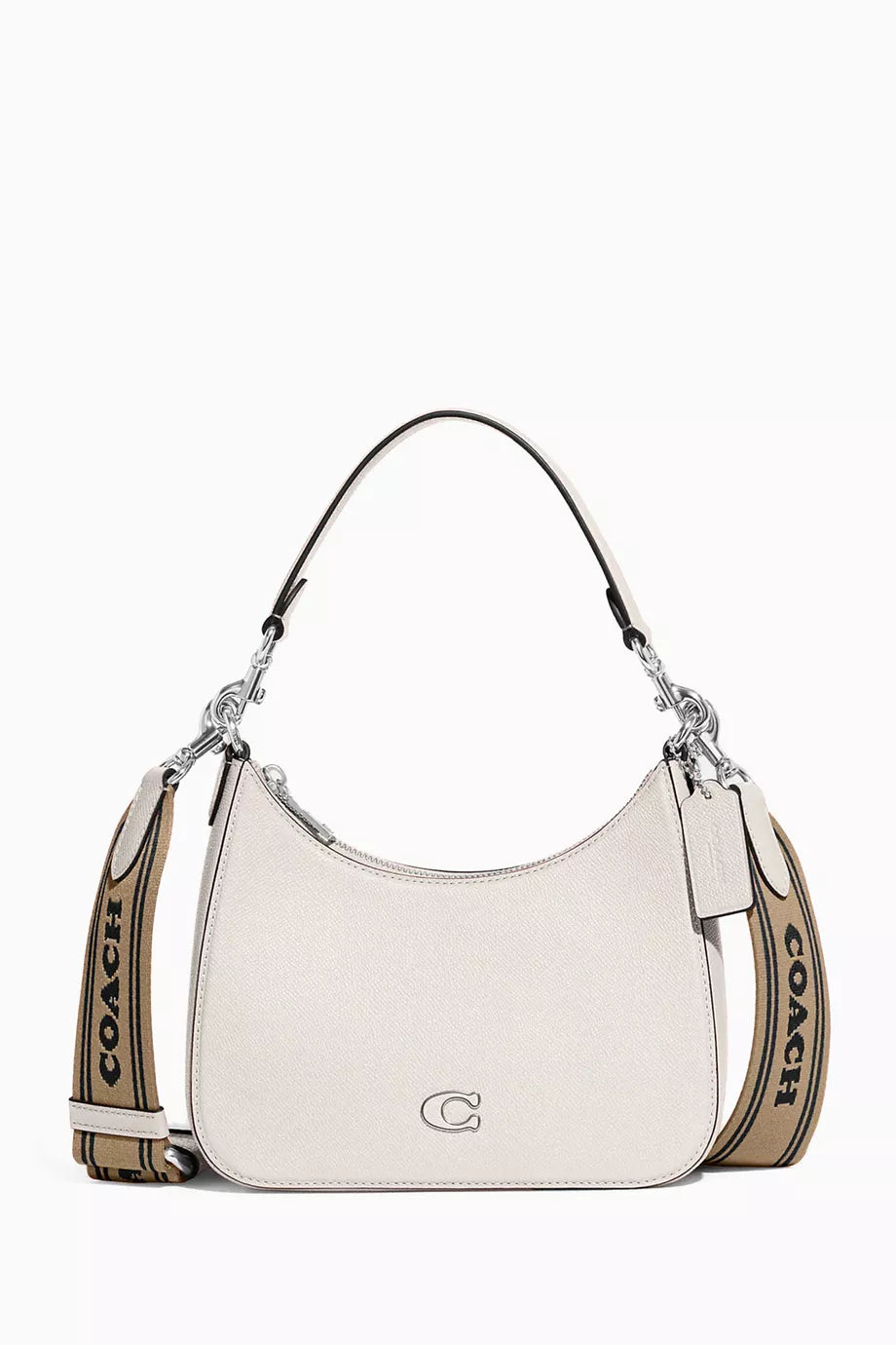 Hobo Crossbody Bag in Crossgrain Leather