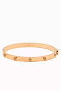 Miller Stud Hinge Bracelet in Stainless Steel, 5mm