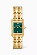 Mini Eleanor Quartz Stainless Steel Watch, 19 x 28mm