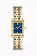 Mini Eleanor Quartz Two-tone Stainless Steel Watch, 19 x 28mm