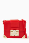 Mini Kiki Bauletto Crossbody Bag in Faux Leather