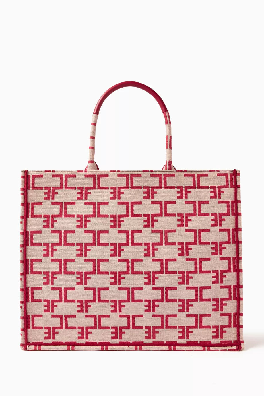 Large Monogram Tote Bag in Jacquard