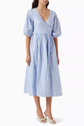 Jodie Dress in Cotton Poplin