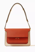 Medium Trunk Bag in Saffiano Leather