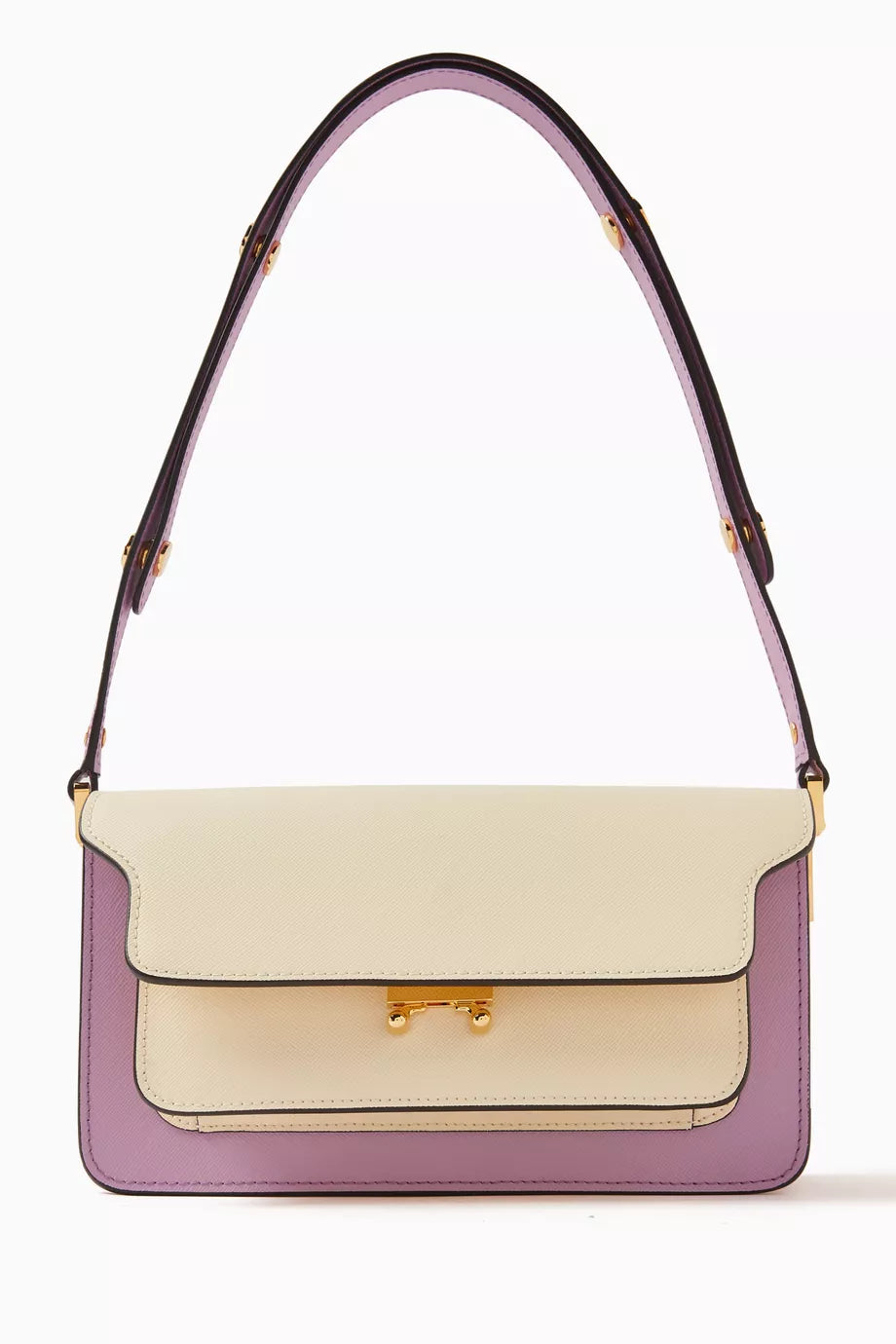 East-West Trunk Bag in Saffiano Leather